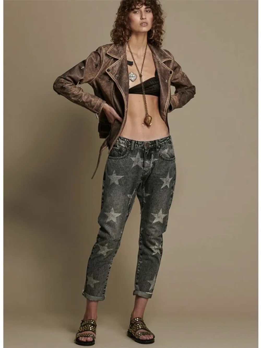 One Teaspoon Saints Camden star jeans